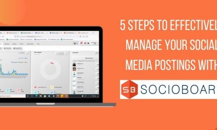 5 Steps to Effectively Manage Your Social Media Postings with SocioBoard